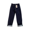 Make your legs look straight! Fleece, thickened, brushed, slimming, narrow straight-leg wide-leg jeans, red-eared jeans, women's winter F101212 Item Picture